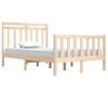 vidaXL Bed Frame without Mattress 120x190 cm Small Double Solid Wood