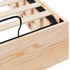 vidaXL Ottoman Bed Frame Natural 80 x 200 cm Solid Pine Wood