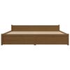 vidaXL Bed Frame without Mattress Honey Brown Solid Wood 200x200 cm