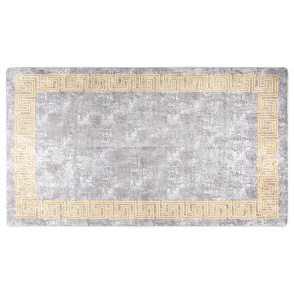 vidaXL Rug Washable 190x300 cm Grey Anti Slip