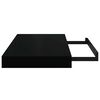 vidaXL Floating Wall Shelves 4 pcs High Gloss Black 40x23x3.8 cm MDF