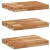 vidaXL Floating Shelves 3 pcs 60x30x4cm Oil Finished Solid Wood Acacia