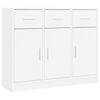 vidaXL Sideboard White 91x28x75 cm Engineered Wood