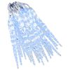 vidaXL Christmas Icicle Lights 40pcs Cold White Acrylic Remote Control