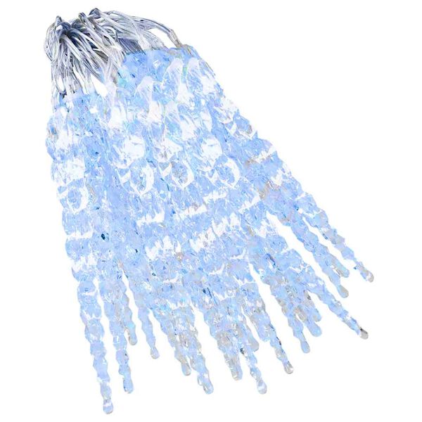 vidaXL Christmas Icicle Lights 40pcs Cold White Acrylic Remote Control