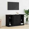 vidaXL Sideboard Black Oak 100 x 35.5 x 60 cm Engineered Wood