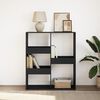 vidaXL Book Cabinet/Room Divider Black 100x33x115 cm