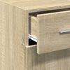 vidaXL Sideboard Sonoma Oak 30x42.5x93 cm Engineered Wood