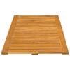 vidaXL Bath Mat Plain Brown 100 x 55 cm Wood