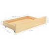 vidaXL Bed Frame without Mattress with 2 Drawers Solid Wood 180x200 cm Super King