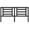 vidaXL Bed Headboard Black 186x4x100 cm Solid Pine Wood