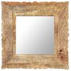 vidaXL Mirror 50x50 cm Solid Mango Wood