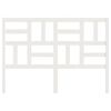 vidaXL Bed Headboard White 141x4x104 cm Solid Wood Pine