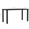 vidaXL Dining Table Leg I Frame 160x70x72 cm