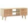 vidaXL TV Cabinet 110x30x45 cm Solid Mango Wood
