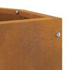 vidaXL Corner Planter Rusty 30 x 30 x 35 cm Weathering steel