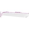 vidaXL Wall Shelves 4 pcs White 60 cm