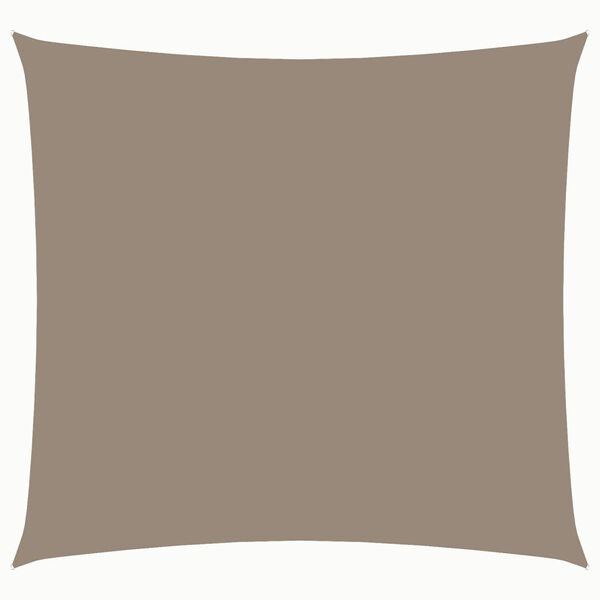 vidaXL Sunshade Sail Oxford Fabric Square 2.5x2.5 m Taupe