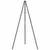 vidaXL Campfire Tripod Black 92 x 92 x 191.5 cm Steel