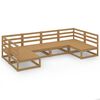 vidaXL 6 Piece Garden Lounge Set Solid Pinewood