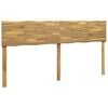 vidaXL Live Edge Headboard ROSTOCK White 200 cm Solid Acacia Wood
