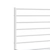 vidaXL Metal Bed Frame without Mattress with Headboard White 200x200cm