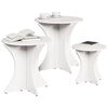 vidaXL Coffee Table 3 pcs White