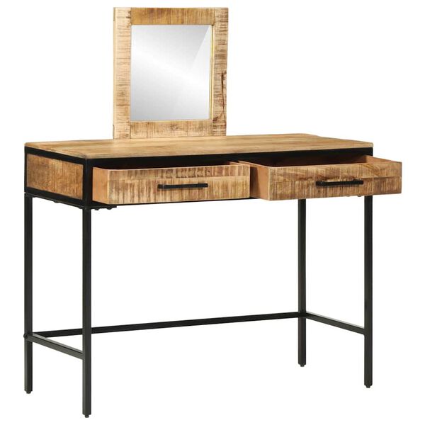 vidaXL Dressing Table Brown 100 x 40 x 120 cm Solid Mango wood