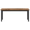 vidaXL Bench Old Wood 110 x 35 x 45 cm Engineered Wood