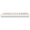 vidaXL Bed Frame without Mattress White 150x200 cm King Size