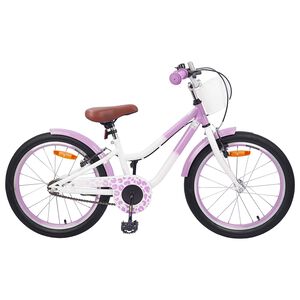 vidaXL Kids Bike 18'' for 5-7 Years Old Purple
