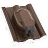 vidaXL Solar Pass-through for Frankfurt Roof Tile Brown
