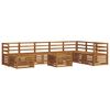 vidaXL Sofa Sets Natural Solid Acacia Wood