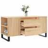 vidaXL Coffee Table Sonoma Oak 102x44.5x50 cm Engineered Wood