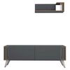Homemania TV Stand Nicol 120x31x42 cm Anthracite