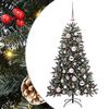vidaXL Artificial Christmas Tree with 150 LEDs with Stand Green 120 cm