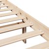vidaXL Bed Frame without Mattress 150x200 cm King Size Solid Wood Pine