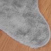 vidaXL Faux Rabbit Fur Rug Olite Grey 80 x 120 cm Polyester