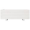 vidaXL Garden Planter White 70x40x26.5 cm Solid Wood Pine