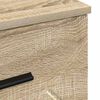 vidaXL Bedside Cabinet Sonoma oak 38 x 38 x 66 cm Engineered wood