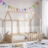 vidaXL Kids' House Bed Frame without Mattress 80x160 cm Solid Wood Pine