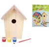 Esschert Design DIY Nesting Box with Paint 14,8x11,7x20 cm KG145