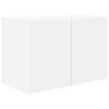 vidaXL TV Wall Cabinet Set Wall-mounted 4 pcs White Engineered Wood