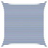 vidaXL Sun Shade Sail Blue and White 3 x 3 m 100% Polyester Oxford