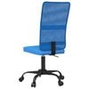 vidaXL Office Chair Height Adjustable Blue Mesh Fabric