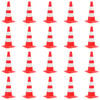 vidaXL Reflective Traffic Cones 20 pcs Red and White 50 cm