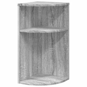 vidaXL End Table Grey Sonoma 29.6 x 29.6 x 60 cm Engineered Wood