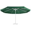 vidaXL Replacement Fabric for Outdoor Parasol Green 515 cm