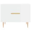 vidaXL Coffee Table High Gloss White 50x50x40 cm Engineered Wood