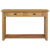 vidaXL Console Table Solid Teak 120x30x80 cm